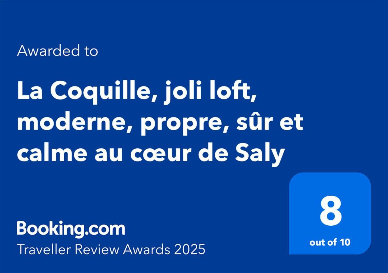 "La Coquille", Joli Loft, Moderne, Propre, Sur Et Calme Au Coeur De Saly Apartment Bagian luar foto